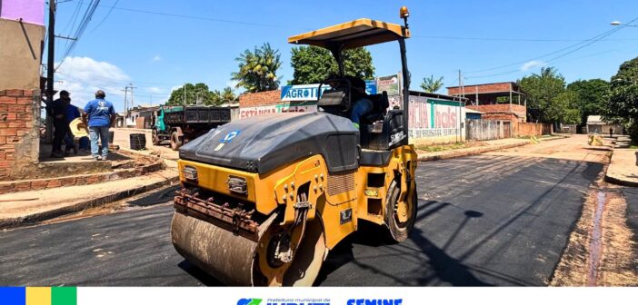 Recapeamento asfáltico na Travessa Canaã no Bairro Nova Vitória!