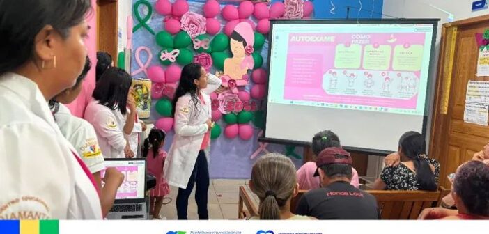 Ação Outubro Rosa e Verde na UBS do Palmeiras!