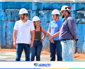 Visita técnica acompanha avanço das obras do Tribódromo.