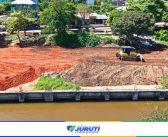 Obras de ampliação da Orla avançam com execução de compactação de solo.