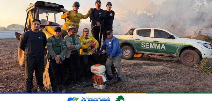 SEMMA intensifica ações de combate a focos de incêndio em Juruti.